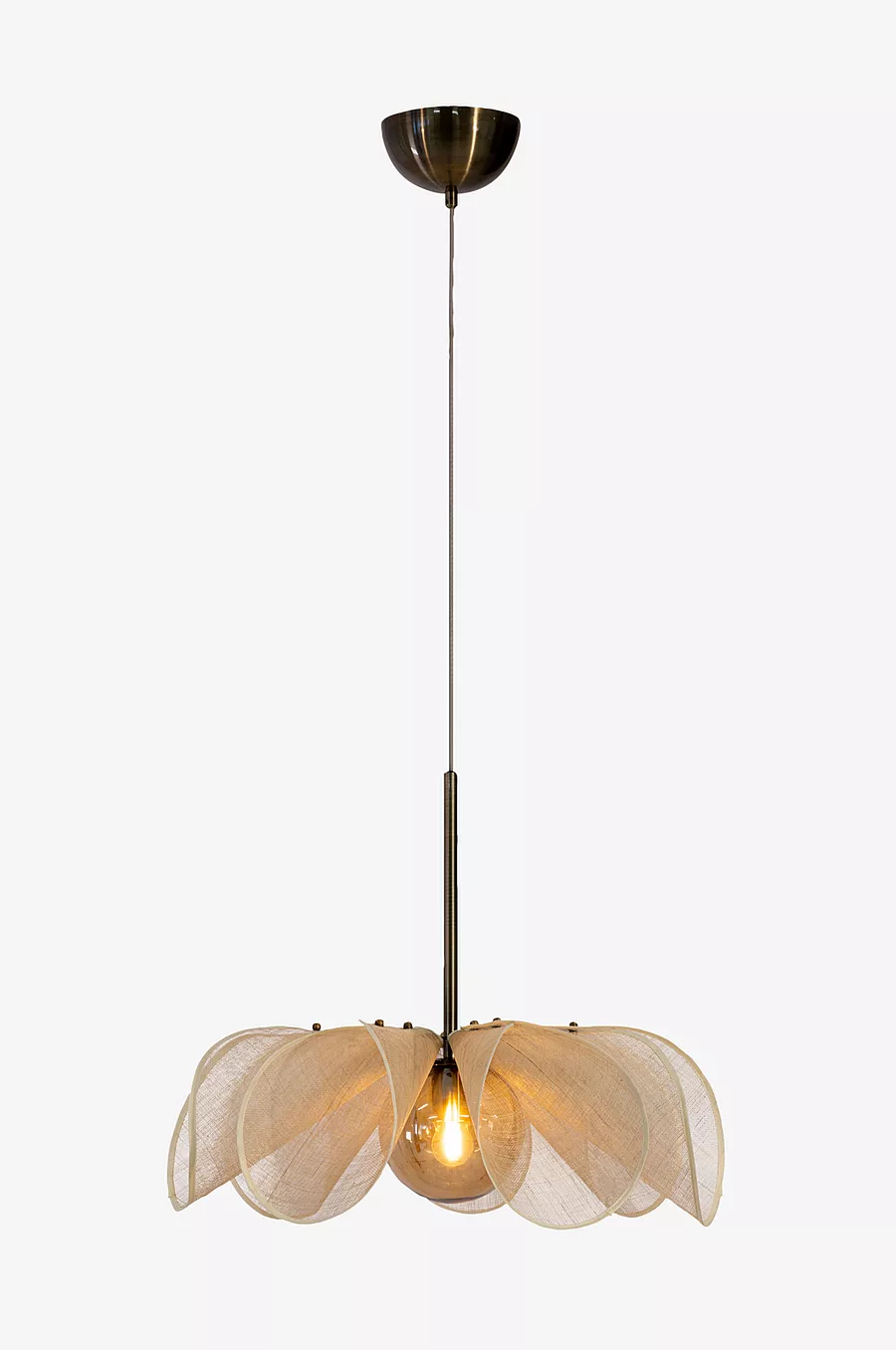 Taklampa Styrka 1L 63 cm - Beige